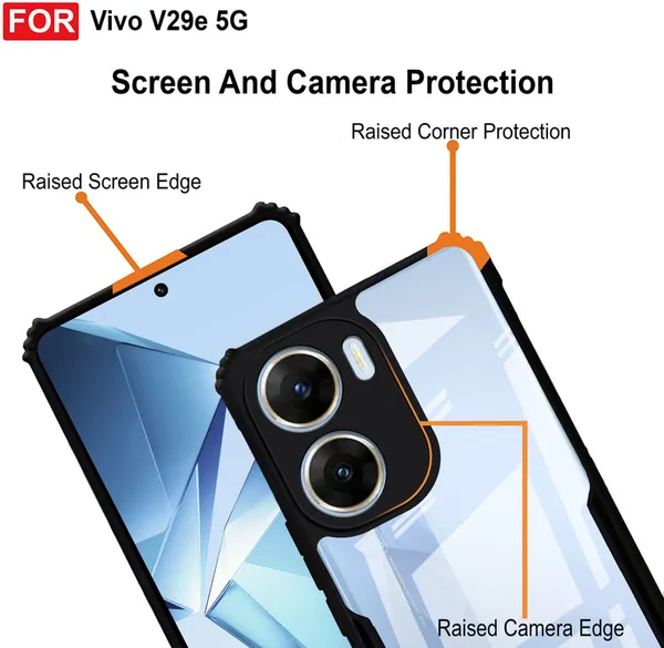 Back_Case_Cover_For_Vivo_V29e_Slim_Anti_Yellow_Protective_Shock_Proof_Bumper_Hybrid_Pc_With_Tpu_Frame_Transparent_Clear