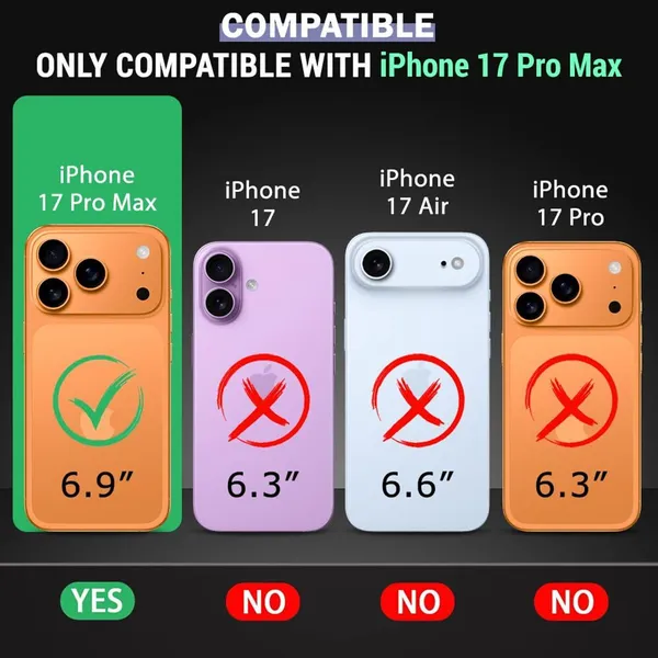 Back_Case_Cover_For_Iphone_17_Pro_Max__Slim_Anti_Yellow_Protective___Shockproof_Bumper___Hybrid_Pc_Plus_Tpu_Frame___Transparent_Clear