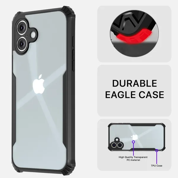 Back_Case_Cover_For_Iphone_17__Slim_Anti_Yellow_Protective___Shockproof_Bumper___Hybrid_Pc_Plus_Tpu_Frame___Transparent_Clear