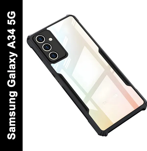 Back_Case_Cover_For_Samsung_A34_5g_Slim_Anti_Yellow_Protective_Shock_Proof_Bumper_Hybrid_Pc_With_Tpu_Frame_Transparent_Clear