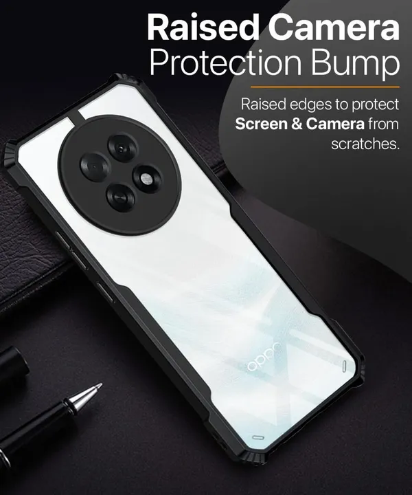 Back_Case_Cover_For_Oppo_F31_Pro_Plus_5g_Slim_Anti_Yellow_Protective_Shock_Proof_Bumper_Hybrid_Pc_With_Tpu_Frame_Transparent_Clear