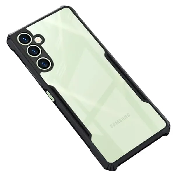 Back_Case_Cover_For_Samsung_M16_/_F16_5g_Slim_Anti_Yellow_Protective_Shock_Proof_Bumper_Hybrid_Pc_With_Tpu_Frame_Transparent_Clear