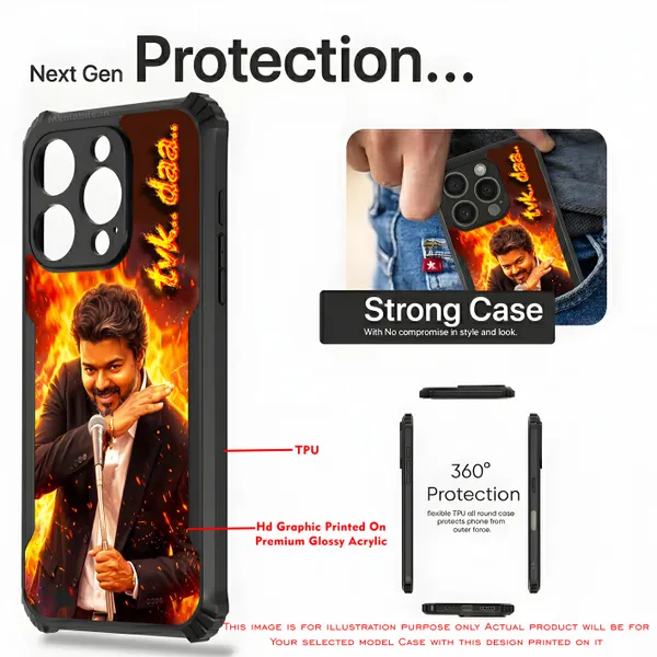 Tamil_Nadu_Muthalamaichar_C_Joseph_Vijay_Thalapathy_On_Fire_With_Tvk_daa_Text_Design_Printed_Bumper_Glossy_Back_Case_Cover_With_Camera_Protection_MK000566_Ip