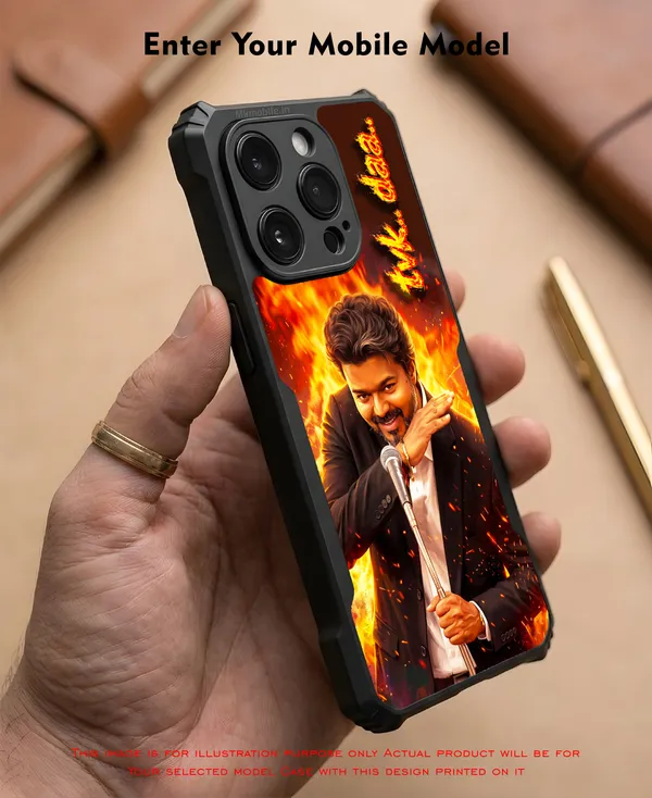 Tamil_Nadu_Muthalamaichar_C_Joseph_Vijay_Thalapathy_On_Fire_With_Tvk_daa_Text_Design_Printed_Bumper_Glossy_Back_Case_Cover_With_Camera_Protection_MK000566_Ip