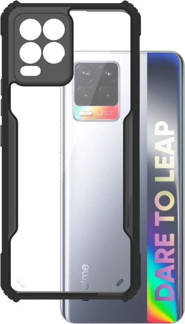 Back_Case_Cover_For_Realme_8_4g_Realme_8_Pro_Slim_Anti_Yellow_Protective_Shock_Proof_Bumper_Hybrid_Pc_With_Tpu_Frame_Transparent_Clear