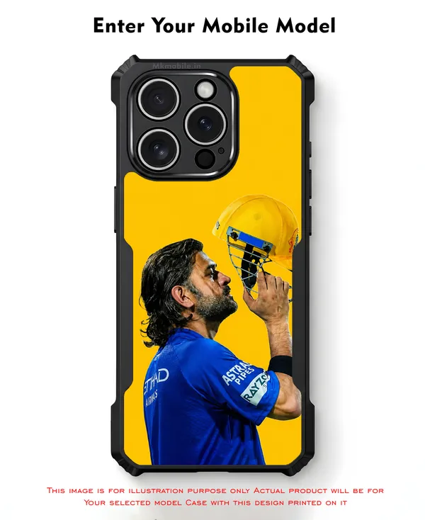 CSK_Ms_Dhoni_On_Yello_Background_Printed_Bumper_Glossy_Back_Case_Cover_With_Camera_Protection_Mk000558_Ip
