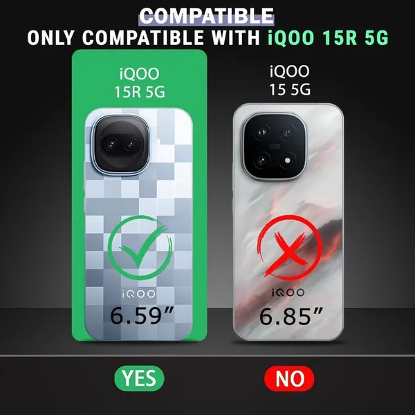 Back_Case_Cover_For_Iqoo_15_R__Slim_Anti_Yellow_Protective___Shockproof_Bumper___Hybrid_Pc_Plus_Tpu_Frame___Transparent_Clear