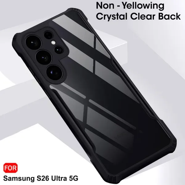 Back_Case_Cover_For_Samsung_S26_Ultra__Slim_Anti_Yellow_Protective___Shockproof_Bumper___Hybrid_Pc_Plus_Tpu_Frame___Transparent_Clear