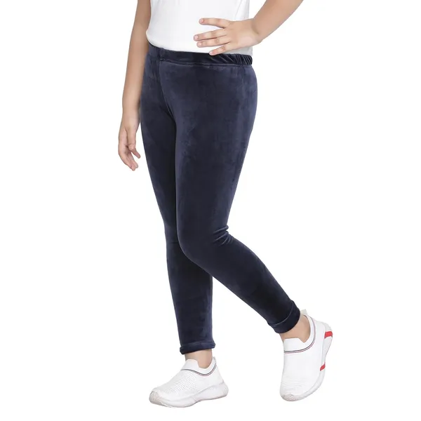 Navy_Blue_Cotton_Solid_Regular_Legging_For_Girls