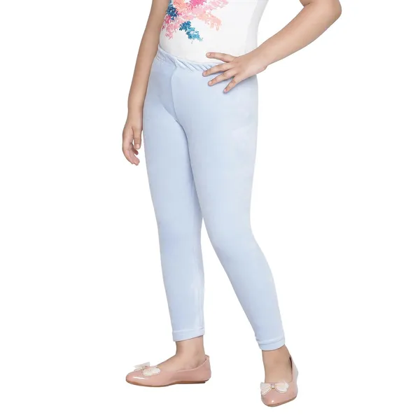 Turquoise_Cotton_Solid_Regular_Legging_For_Girls