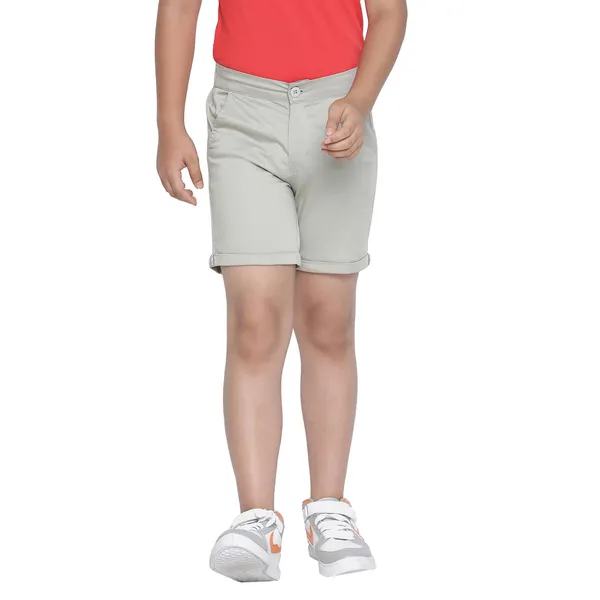 Bone_White_Solid_Regular_Bone_Shorts_For_Boys