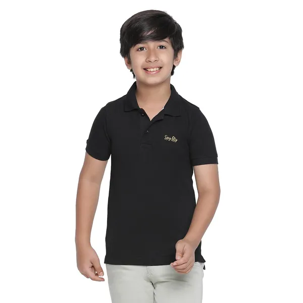 Black_Solid_Regular_Polo_T-Shirt_For_Boys