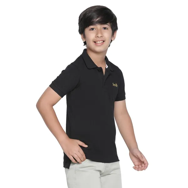 Black_Solid_Regular_Polo_T-Shirt_For_Boys