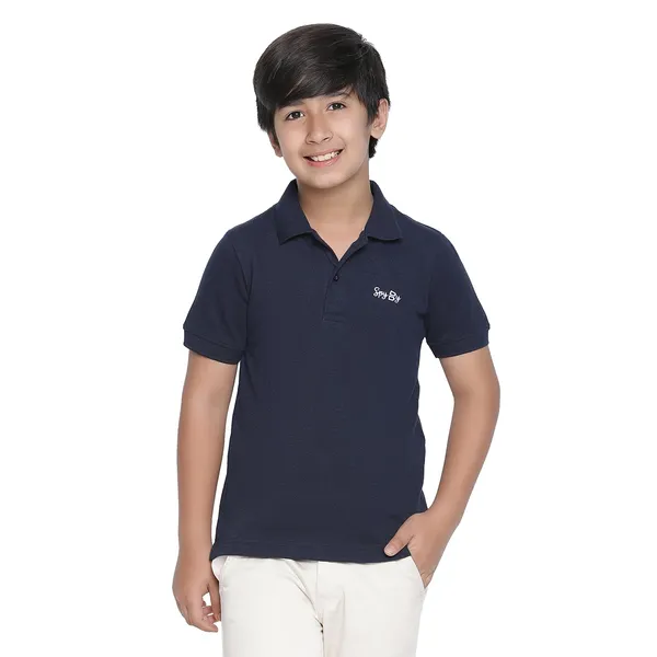 Navy_Blue_Solid_Regular_Polo_T-Shirt_For_Boys