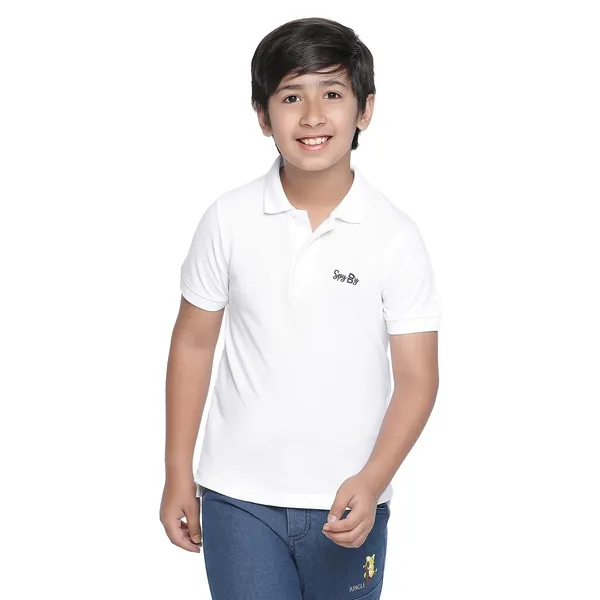 White_Solid_Regular_Polo_T-Shirt_For_Boys