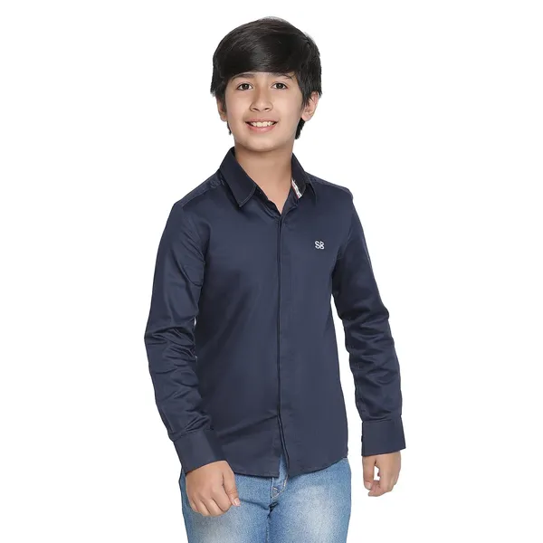 Light_Blue_Solid_Regular_Shirt_For_Boys