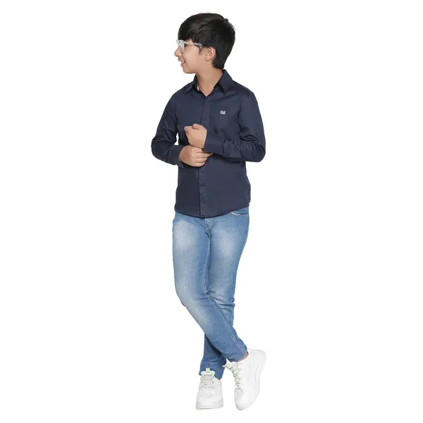 Light_Blue_Solid_Regular_Shirt_For_Boys