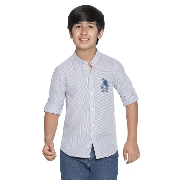 Blue_Solid_Regular_Shirt_For_Boys