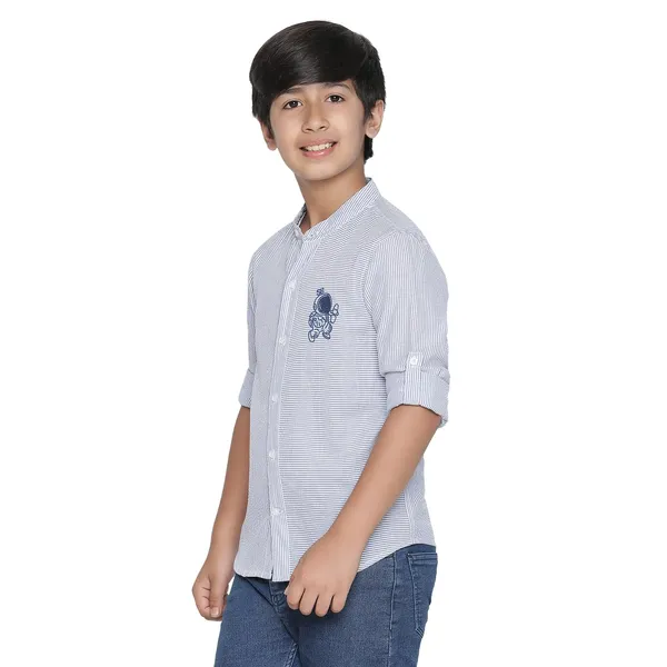 Blue_Solid_Regular_Shirt_For_Boys