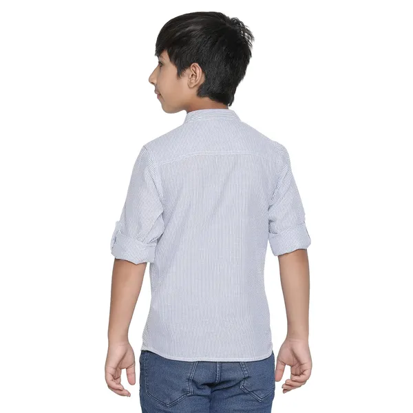 Blue_Solid_Regular_Shirt_For_Boys