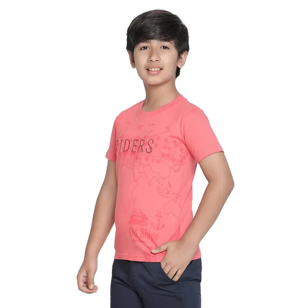 Peach_Solid_Regular_T-Shirt_For_Boys