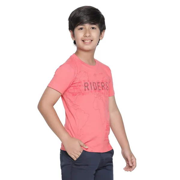 Peach_Solid_Regular_T-Shirt_For_Boys