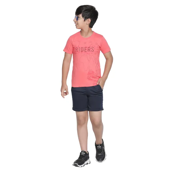 Peach_Solid_Regular_T-Shirt_For_Boys