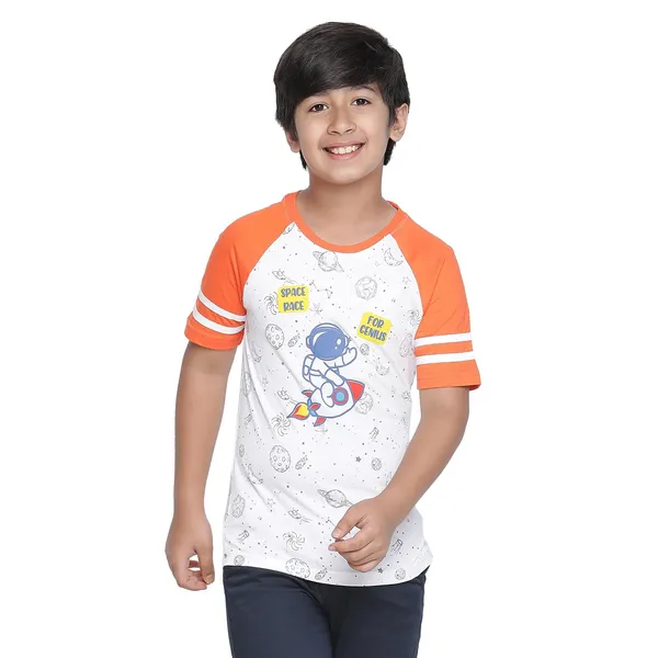 Multicolor_Solid_Regular_Round_Nack_T-Shirt_For_Boys