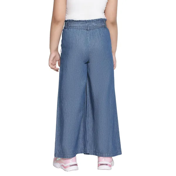 Blue_Cotton_Blend_Solid_Regular_Culottes_For_Girls