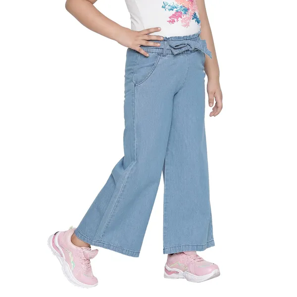 Blue_Cotton_Blend_Solid_Regular_Culottes_For_Girls