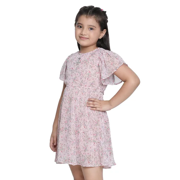 Peach_Solid_Regular_Dress_For_Girls