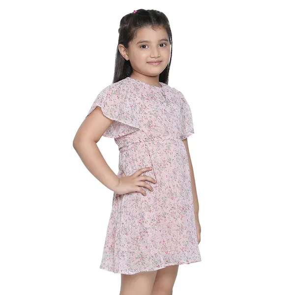 Peach_Solid_Regular_Dress_For_Girls