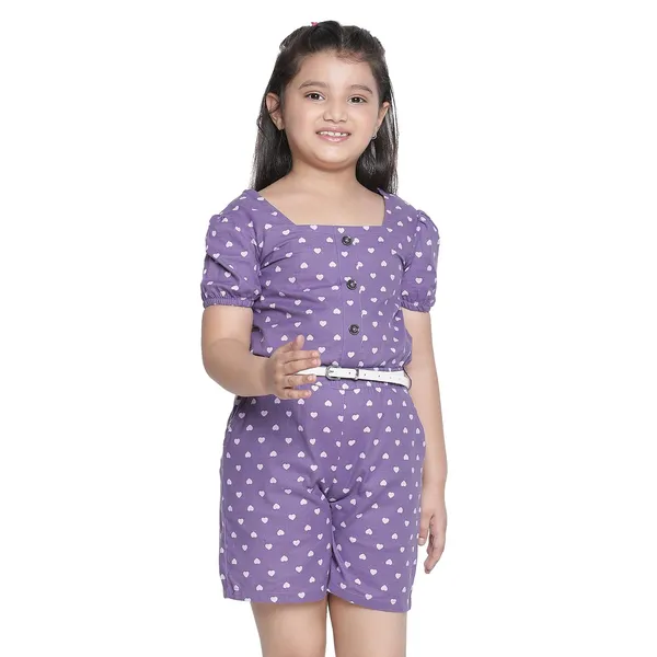 Light_Blue_Solid_Regular_Aop_Jumpsuit_For_Girls