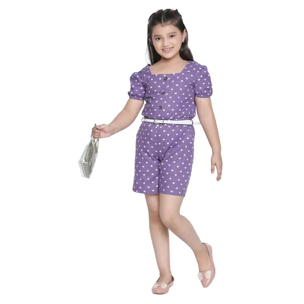 Light_Blue_Solid_Regular_Aop_Jumpsuit_For_Girls