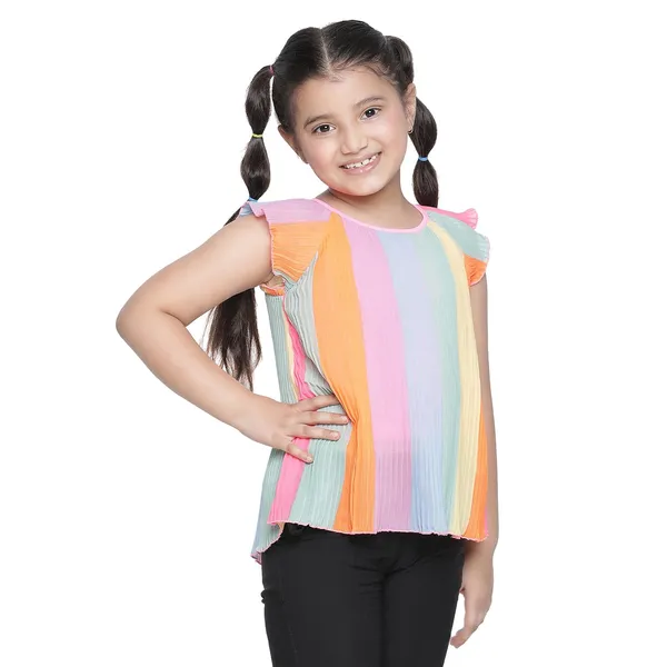 Multicolor_Solid_Regular_Top_For_Girls