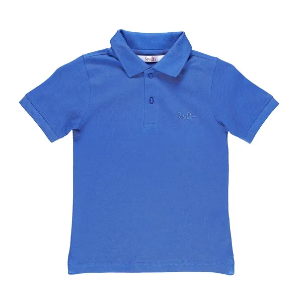 Blue_Solid_Polo_Collar_T-Shirt_For_Boys