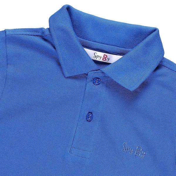 Blue_Solid_Polo_Collar_T-Shirt_For_Boys