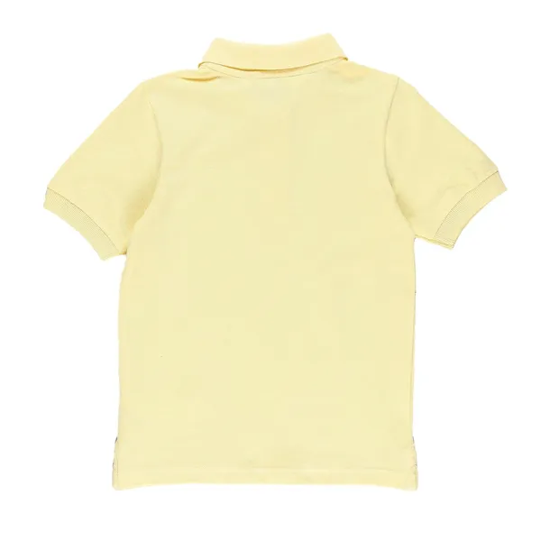 Yellow_Solid_Polo_Collar_T-Shirt_For_Boys