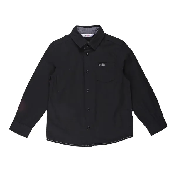 Black_Check_Spread_Collar_Full_Sleeve_Shirt_For_Boys