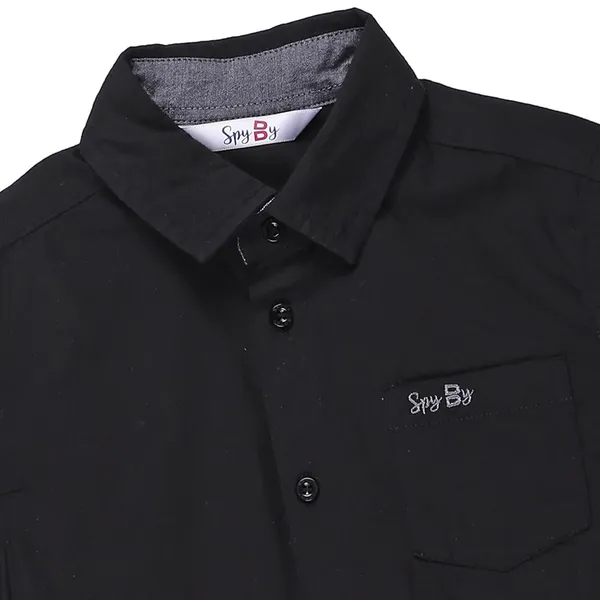 Black_Check_Spread_Collar_Full_Sleeve_Shirt_For_Boys