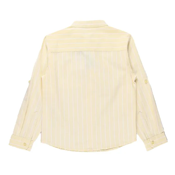 Yellow_Mandarin_Collar_Full_Sleeve_Shirt_For_Boys