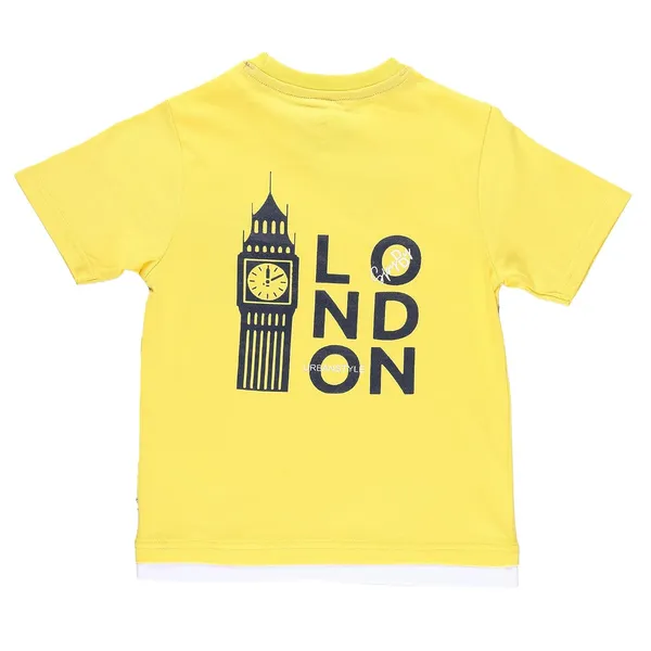 Yellow_With_Front_Back_Text_Printed_Round_Neck_Half_Sleeve_T-Shirt_For_Boys