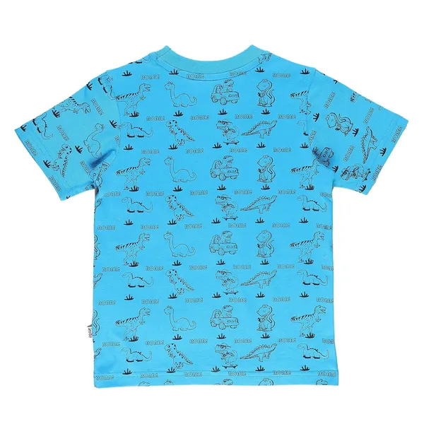Blue_Animals_Printed_Round_Neck_Half_Sleev_T-Shirt_For_Boys