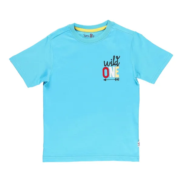 Blue_With_Text_Printed_Round_Neck_Half_Sleeve_T-Shirt_For_Boys
