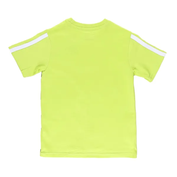 Neon_Green_With_Text_Printed_Round_Neck_Half_Sleeve_T-Shirt_For_Boys