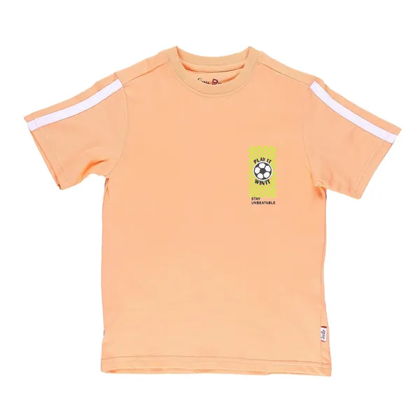 Orange_With_Text_Printed_Round_Neck_Half_Sleeve_T-Shirt_For_Boys