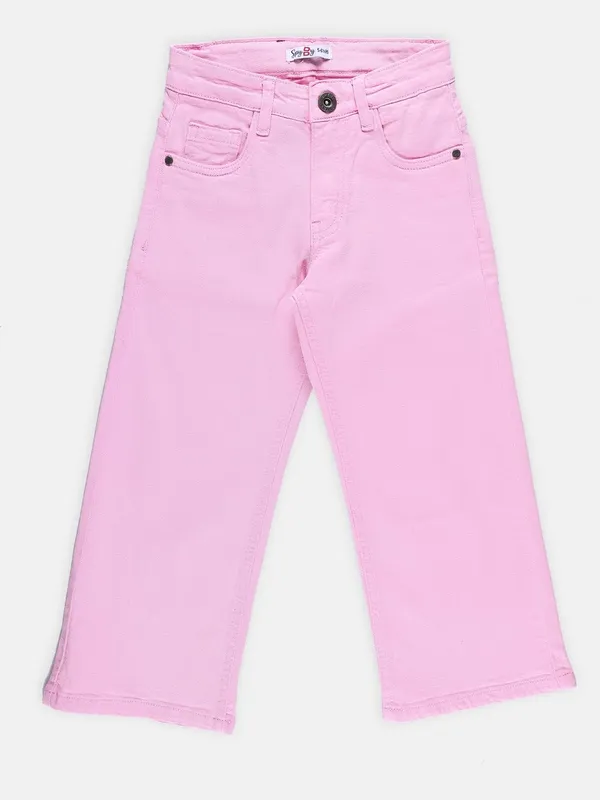 Pink_Solid_High-Rise_Pant_Has_5_Pockets_For_Girls