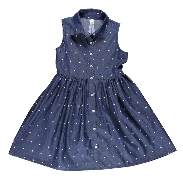 Blue_Polka_Dot_Sleeveless_Dress_For_Girls