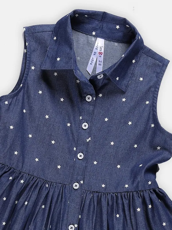 Blue_Polka_Dot_Sleeveless_Dress_For_Girls