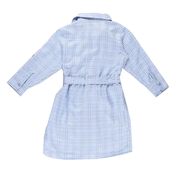 Sky_Blue_Sky_Full_Sleeve_Collared_With_Double_Pocket_Dress_For_Girls